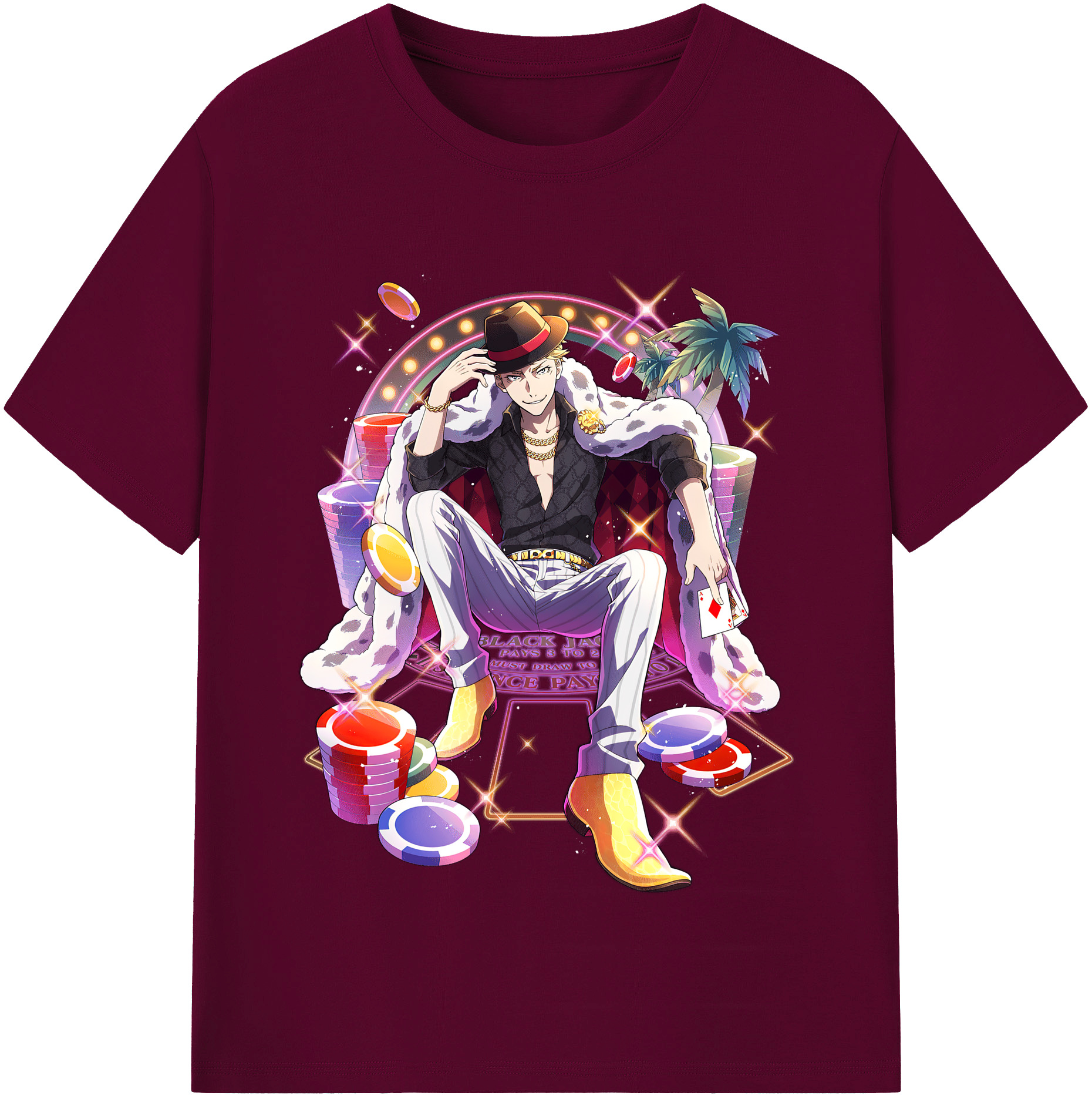 （画像用） 文豪ストレイドッグス Bungo Stray Dogs レディースカジュアルプリントTシャツ（綿100％）